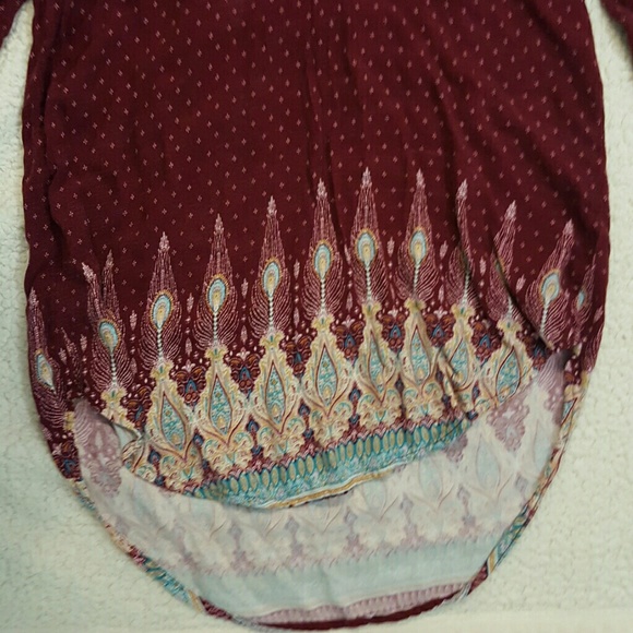 Pink Republic High Low Bohemian Shirt - Picture 4 of 6